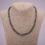 Necklace made from natural Labradorite – smooth beads, diameter 6(±)mm, length 45cm