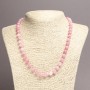 Tourmaline Bead Necklace (single) Faceted Sphere, 8mm diameter, 45cm+ length