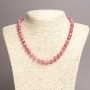 Tourmaline Necklace Beads, Synthetic, Smooth Spheres, 8mm diameter ±, Length 45cm ±