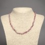 Necklace of natural Tourmaline, faceted beads, 5×7 mm, length 45 cm