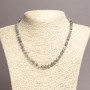 Labradorite Necklace Smooth Round Beads 6mm Diameter, 45cm Length
