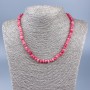 Necklace Turquoise? Wait: it's Turmalin (imitation) faceted rondelle