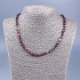 Tourmaline Beads Necklace, faceted, diameter 5-7×5-9mm, length 50cm