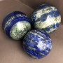 Sculptural sphere of Lapis lazuli assortment sizes weight from 230g (price per 100 g) (per 100 g)