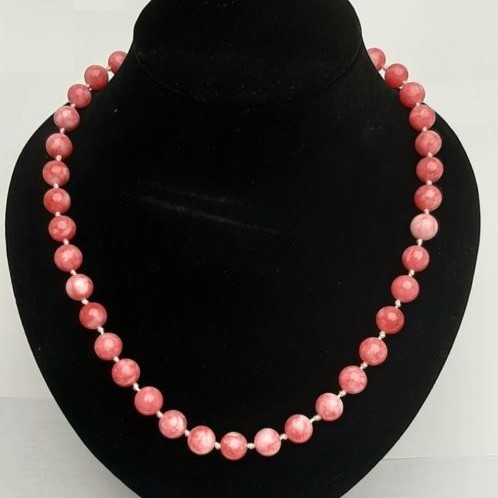 Turquoise Beads (imitation) smooth ball, diameter 10 mm, length 52 cm+