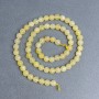Citrine Beads, Natural Stone, Faceted Round 6 mm on Thread, Length 38 cm+
