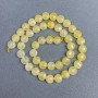Citrine Beads Natural Stone Coin Beads Cut, 8x5 mm, on thread, length 38 cm