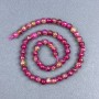 Multicolour Tourmaline Beads Smooth Round 6.5 mm, on Thread, Length 38 cm+