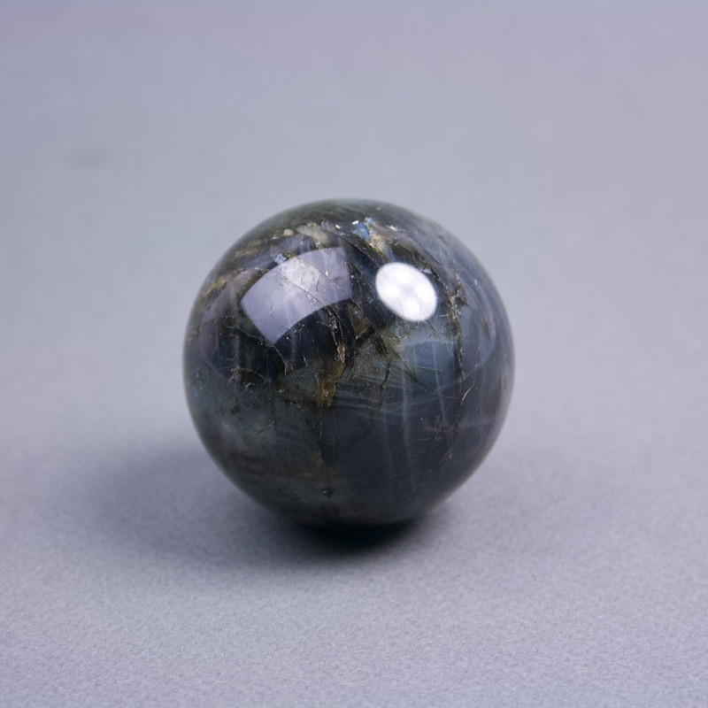 Labrodorite Decorative Sphere, natural stone, diameter from 50mm± (price per 100g) weight from 200 g