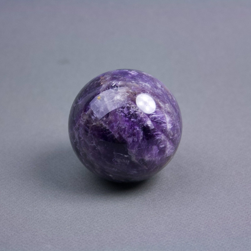 Souvenir sphere of natural amethyst, diameter from 60mm± (price per 100 g) weight from 400 g