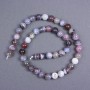 Botswana Agate Beads, natural stone, smooth round beads 8.5 mm ± on thread, length 39 cm+