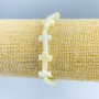 Bracelet Mother-of-Pearl Crosses, diameter 10x15x3, 5mm±, length 18cm (stretch)