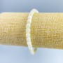 Bracelet Mother-of-P Pearl Barilo, diameter 6x6mm +-, length 18cm (stretch)