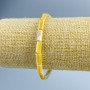 Bracelet, Beige Mother-of-Pearl Cylindrical Beads, 4.5x10mm, Ø 18cm (Stretch)