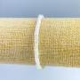Bracelet Mother-of-P Pearl shade white disc beads, Ø 4×2 mm ±, length 18 cm (stretch)
