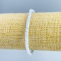 Bracelet Pearlescent Pearlized Light Blue Bead, 4x2mm disks, length 18cm (stretch)