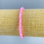 Bracelet Pearl with Pink-Tinted Mother-of-PPearl discs, diameter 4×2mm, length 18cm (stretch)
