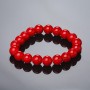 Elastic Coral Bracelet (pressed) 10 mm