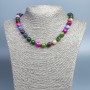 Assorted Smooth Sphere Bead Necklace, 10mm diameter, 48cm length ±