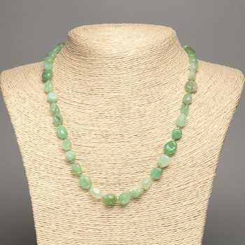 Chrysoprase Beads, faceted, 6x7mm, 48cm length +