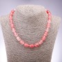 Natural Chalcedony Beads “Barrel” Shape, 9x14mm, 48cm length