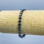 Hematite Cross Bracelet, 6×6×3mm+-, length 18cm (stretch)