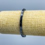 Hematite Rectangle Bracelet, diameter 6x4mm+-, length 18cm (stretch)