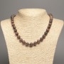 Leopard Jasper Beads (solid acrylic) smooth round bead, diameter 10mm±, length 49cm ±