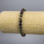 Bracelet Zoisite (unit) smooth bead, diameter 6+-mm, length 18cm stretch