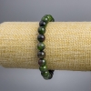 Zoisite Bracelet (each) smooth round beads, diameter 8+-mm, length 18cm stretch