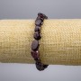 Garnet Bead Stretch Bracelet 9×10mm, 18 cm