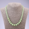 Onyx Bead Necklace, 6-10mm beads, 47cm length with knot necklace