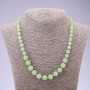 Onyx Bead Necklace, 6-10mm beads, 47cm length with knot necklace