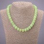 Onyx Beads Smooth Rondelle 12x9 mm (±), Length 45 cm