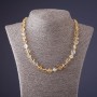Citrine Necklace (bead) tumbled, diameter 8×10(mm ±), length 45cm