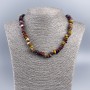 Jasper Moonstone Nugget Bead Necklace 8x5mm, 48cm length (approx.)