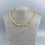 Natural Citrine Gemstone Necklace, Faceted 7–8 mm, 50 cm long