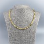 Citrine Necklace with faceted bead ball, 6mm diameter, 48cm length