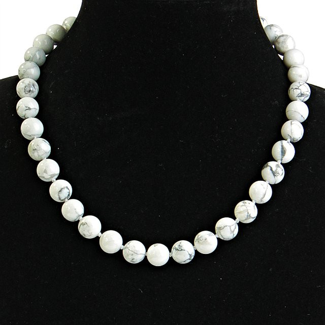 Kaholong Ball Beads Necklace 12 mm, 46 cm length