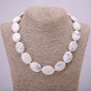 Kaholong Natural Stone Necklace, oval 25×18mm, length 45cm +
