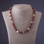 Jasper Beads Mozambique Jasper (Mukait) Necklace, 45 cm length, 8 mm diameter