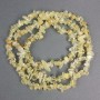 Citrine Chip Beads on Fishing Line, diameter 8x5mm+/-, length 80cm+