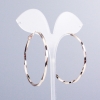 Xuping Ring Earrings 18K Gold Plated, thickness 3mm+/-, diameter 50mm+
