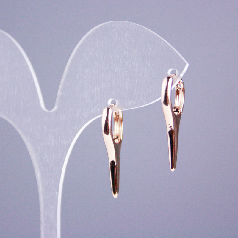 Xuping Earrings, 18K Gold Plated, Length 25mm+