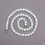 Angelite Beads, Natural Stone Faceted Round, Diameter 6mm+/-, Length 38cm+/- on Thread
