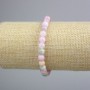 Jadeite Bracelet Multicoloured Smooth Round, Diameter 6.5mm+-, Length 18cm+- (Stretch)