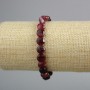 Rubellite Tourmaline Bracelet, faceted coin beads, diameter 8.5mm+-, length 18cm+- (stretch)