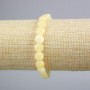 Citrine Bracelet, Faceted Coin Beads, Diameter 8.5mm+-, Length 18cm+- (Stretch)