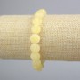 Citrine Bracelet, faceted coin, diameter 10.5mm+/-, length 18cm+/- (stretch)