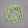 Prehnite Chip Beads on Fishing Line, diameter 8x6x4mm+-, length 76cm+